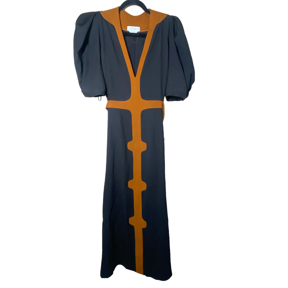 Gabriela Hearst Onda Virgin Wool-Silk Blend Midi Dress Sz IT 48 US 12 - Picture 5 of 13